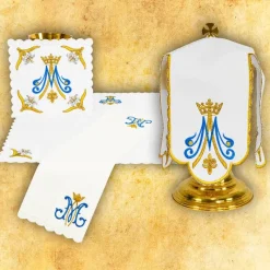 Discount Articles Religieux JP pavillon de ciboire mariale