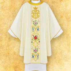 New Articles Religieux JP prima fiori chasuble liturgique