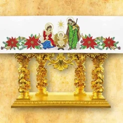 Shop Articles Religieux JP Sainte Famille nappe d'autel pour église