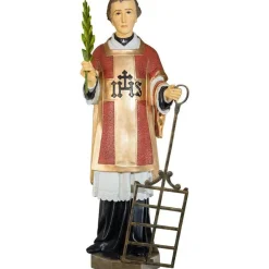 Best Articles Religieux JP Saint Laurent de Rome statue