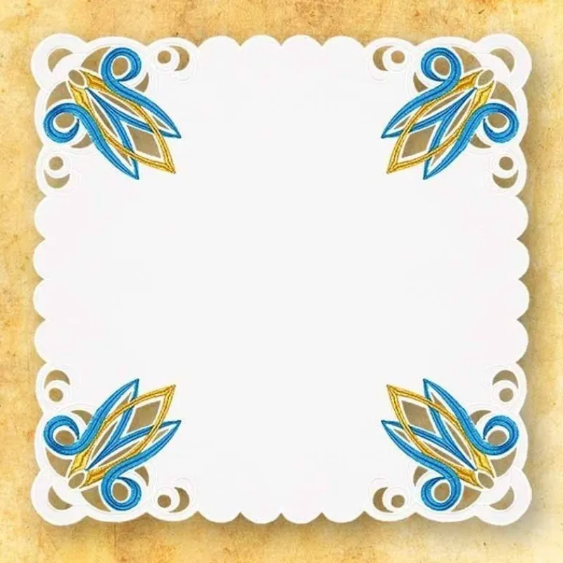Cheap Articles Religieux JP serviette d'autel brodée santa Maria
