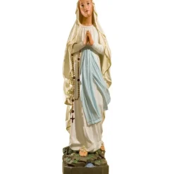 Shop Articles Religieux JP statue notre dame de lourdes avec sainte bernadette