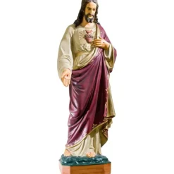 Online Articles Religieux JP statue sacre cœur jésus Christ