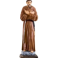 New Articles Religieux JP Statue Saint François version résine