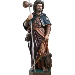 Flash Sale Articles Religieux JP Statue Saint Roch née Montpelier