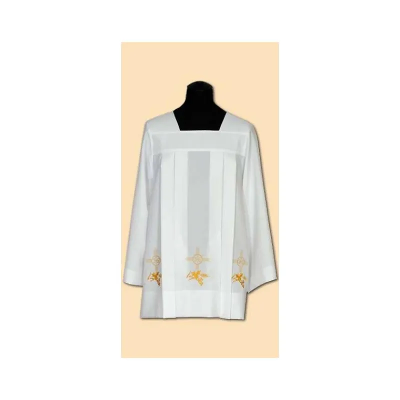 Best Sale Articles Religieux JP Surplis de prêtre avec broderie -