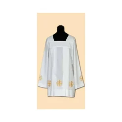 Online Articles Religieux JP Surplis de prêtre avec broderie -