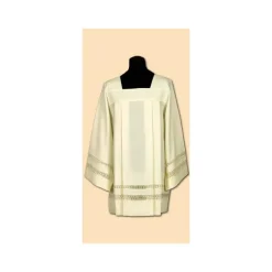 Best Sale Articles Religieux JP Surplis de prêtre avec double bande -