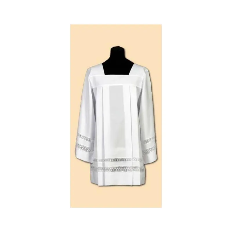 Store Articles Religieux JP Surplis de prêtre avec double bande -