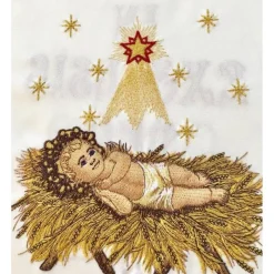 Outlet Articles Religieux JP Voile de lutrin pour église avec motif Noël